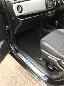 Half leather seats